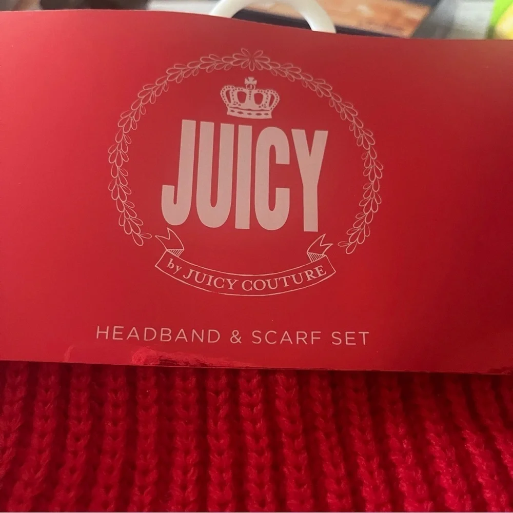 Juicy By Juicy Couture Logo Scarf NWT OS